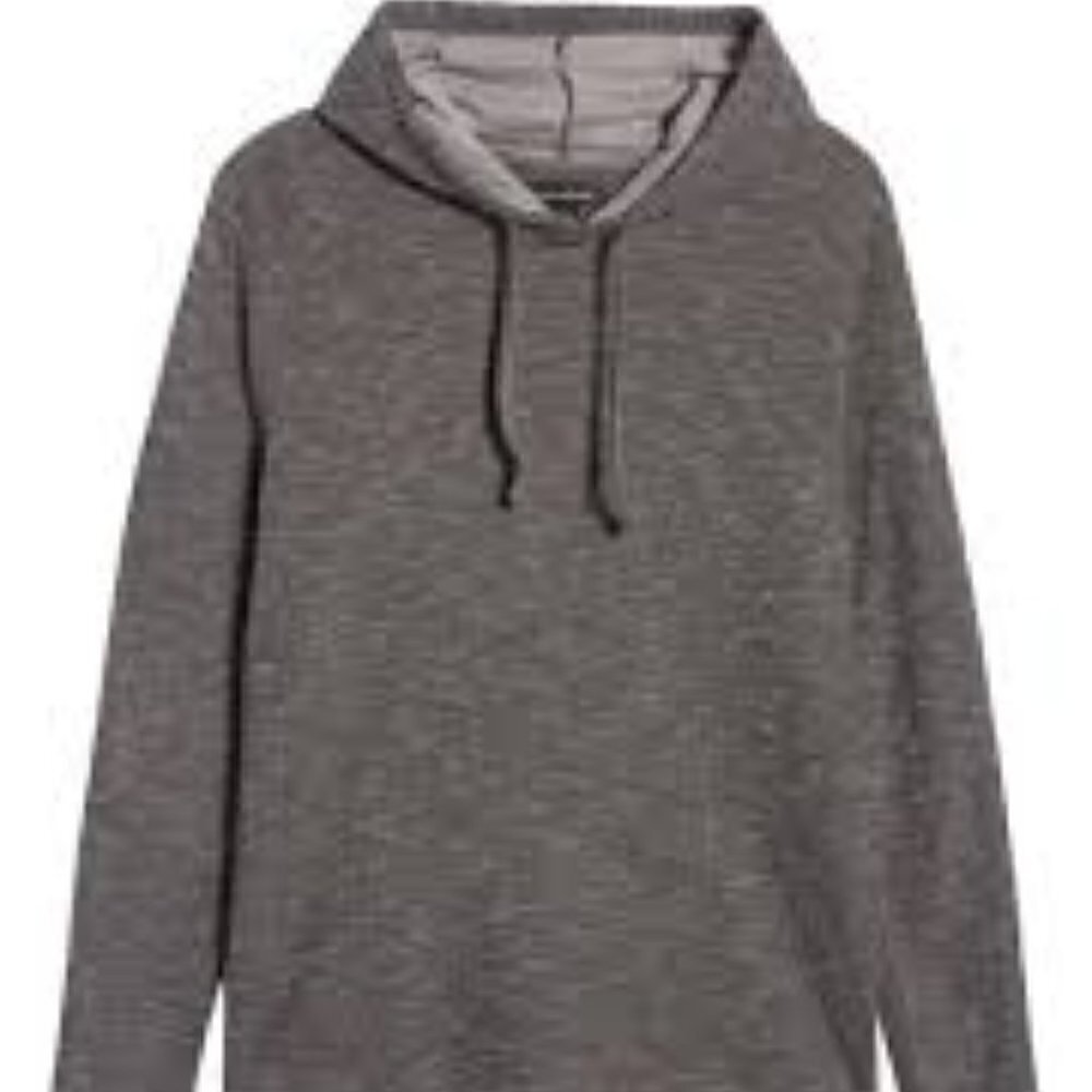 $10$ add on Treasure & BOND Double Knit Pullover Hoodie In Caviar SIZE S - Picture 3 of 8